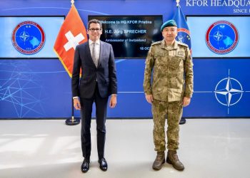 Mbështetja e Zvicrës për KFOR-in, Ulutash takoi ambasadorin Sprecher