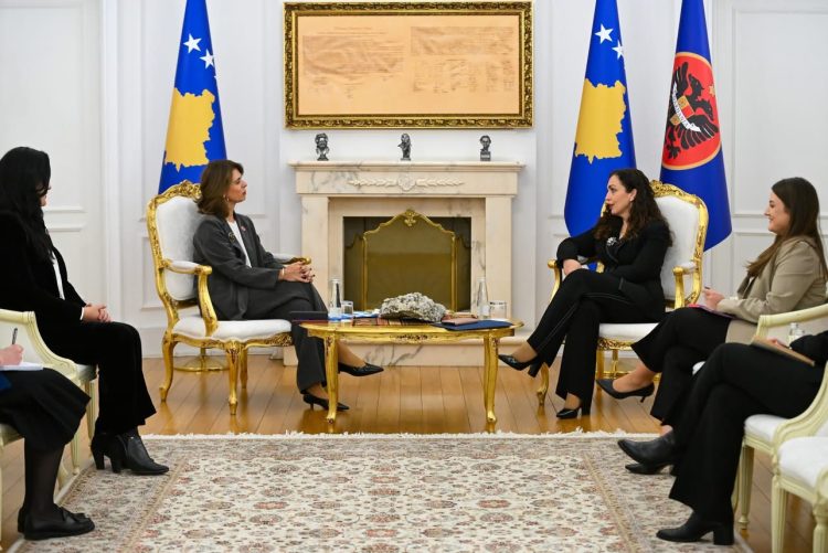 Presidentja Osmani takon drejtoren rajonale të UN Women: Kosova e përkushtuar ndaj agjendës për gratë, paqen dhe sigurinë
