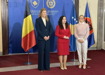 Presidentja Osmani pret në një takim ministren e Drejtësisë së Belgjikës