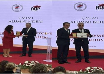 UP nderon me çmimin `Alumni Nderi i UP-së` Osmanin dhe Kurtin