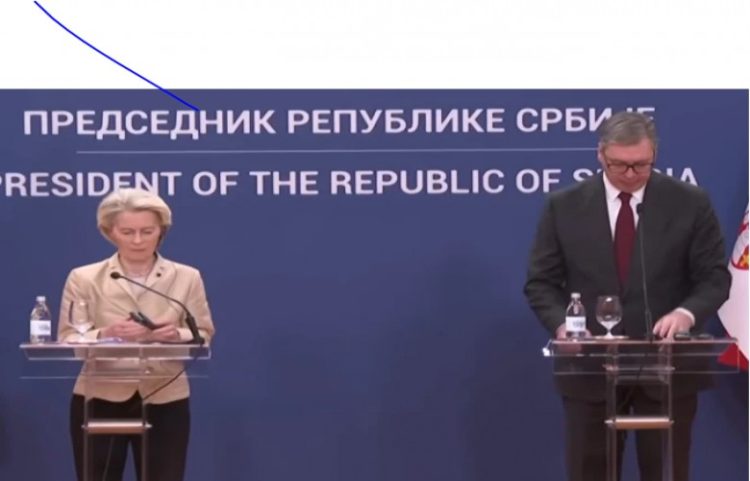 Von der Leyenin takon Vuçiqin, diskutojnë për dialogun Kosovë–Serbi