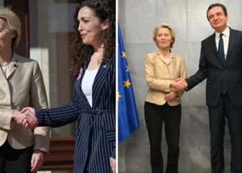 “Ulni tensionet”, von der Leyen deklarohet pas takimeve me Osmanin dhe Kurtin