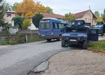 Pamje nga aksioni i Prokurorisë Speciale në Zveçan e Zubin Potok