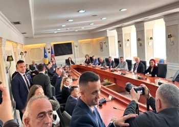 Liderët e partive në takim me presidenten Osmani