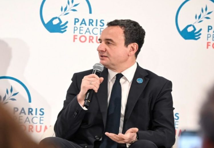 Kurti në Forumin e Paqe në Paris: NATO na çliroi, demokracia na zhvilloi