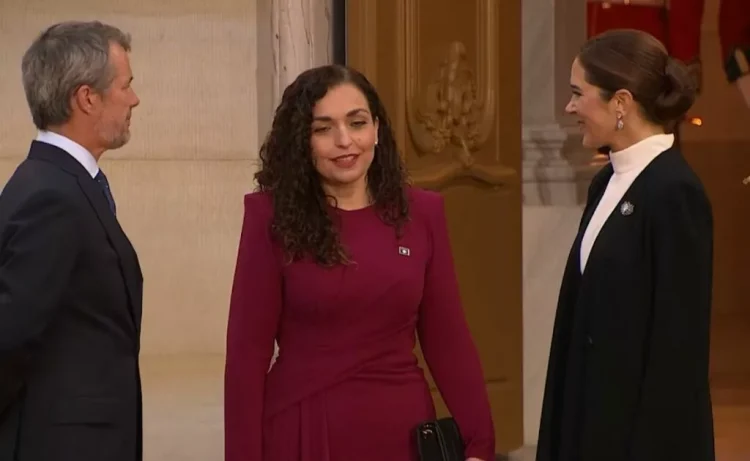 Presidentja Osmani pritet me nderime nga mbreti dhe mbretëresha e Danimarkës