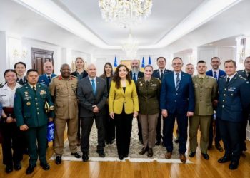 Osmani priti gjeneralë dhe oficerë nga 16 shtete në kuadër të simpoziumit ISOMA