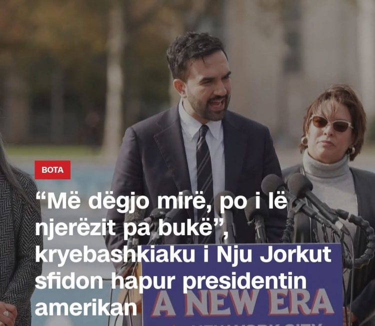 “Më dëgjo mirë, po i lë njerëzit pa bukë”, kryebashkiaku i Nju Jorkut sfidon hapur presidentin amerikan
