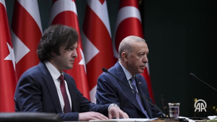 Erdogan dhe kryeministri gjeorgjian diskutojnë përpjekjet e shpëtimit pas rrëzimit të avionit ushtarak turk në Gjeorgji