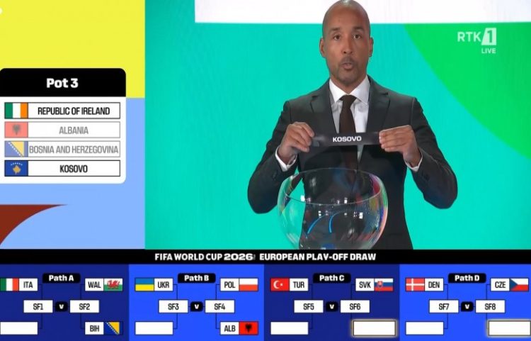 Kosova sfidon Sllovakinë në play-off-in e Kupës së Botës