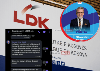 Skandaloze: LDK-ja në Mitrovicë u bën thirrje komisionerëve të saj që të nxjerrin emrat nga lista e votuesve dhe t’i thrrasin për ta votuar PDK-në