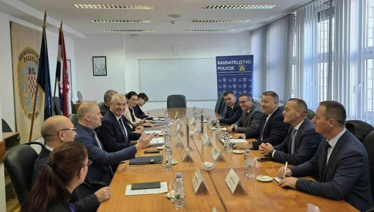 Një delegacioni i Policisë së Kosovës qëndroi për një vizitë zyrtare në Kroaci