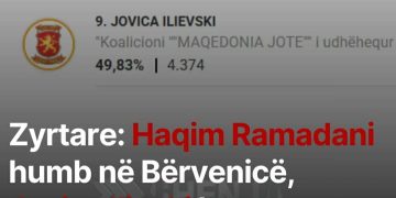 Zyrtare: Haqim Ramadani humb në Bërvenicë, Jovica Ilieski kryetar i ri i komunës