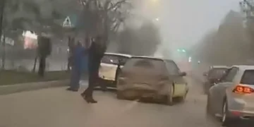 Një i lënduar në lagjen Aktash të Prishtinës