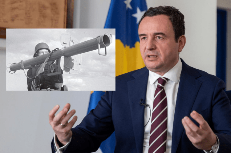 Njofton Kurti: FSK-ja pajiset me sistemin raketor gjerman Panzerfaust 3 – VIDEO