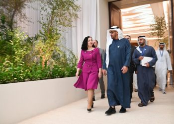 Osmani uron presidentin e Emirateve: Kosova pret me padurim punën që kemi përpara