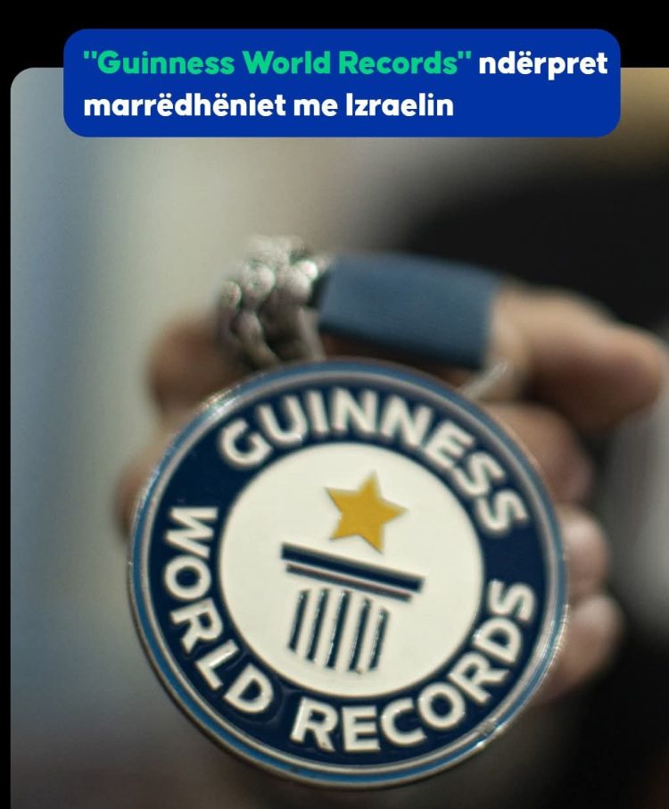 “Guinness World Records” ndërpret marrëdhëniet me Izr@elin