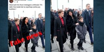 Presidenca reagon pas fotos së manipuluar të Osmanit me Brnabiqin