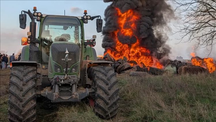 Fermerët francezë në protesta, bllokojnë unazën rrugore të qytetit Arras