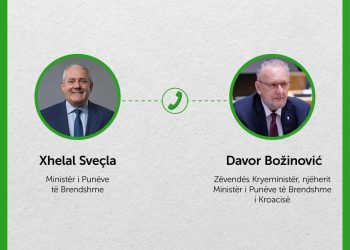 Sveçla bisedon me homologun kroat për lehtësimin e kalimit kufitar për mërgatën