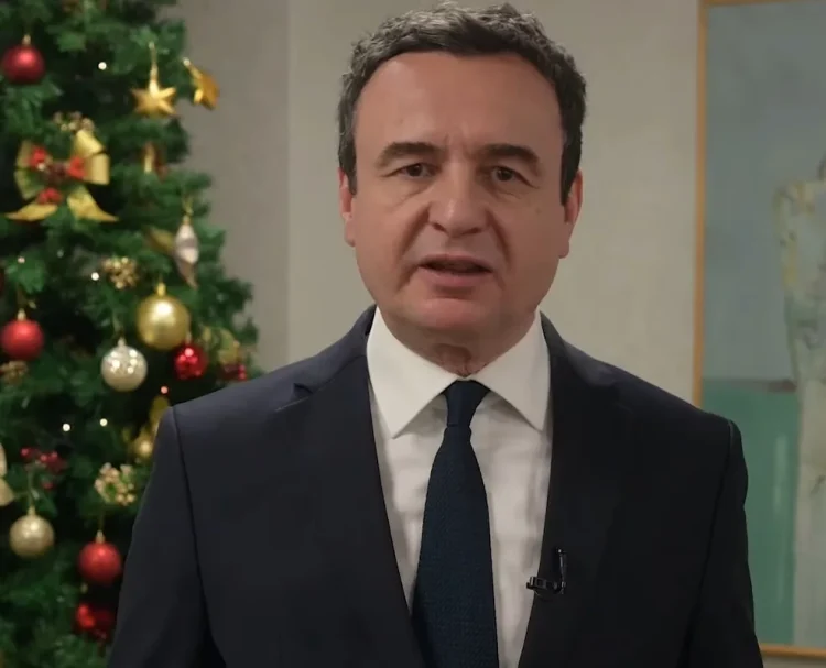 Kurti uron qytetarët për Vitin e Ri 2026: Ju siguroj një vit të ri të sigurt dhe të begatë