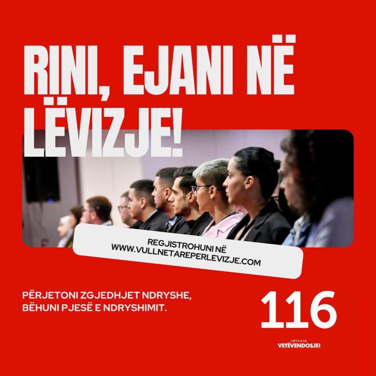 Shefqet Gjocaj, kandidat i Vetëvendosje mesazh rinisë: Rinia shqiptare ka sjellë vazhdimisht frymë të re