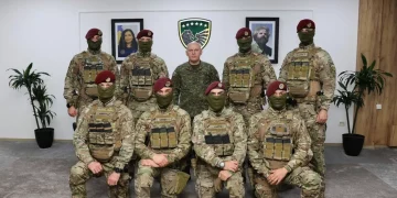 Komandanti i FSK-së priti pjesëtarët e Operacioneve Speciale pas përfundimit me sukses të trajnimit në xhunglat e Belizes