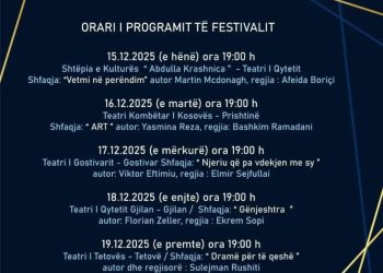 Mbahet edicioni i 20 i Festivalit “Ditët e Komedisë Shqiptare në Shtëpinë e Kulturës “Abdulla Krashtica” në Preshevë