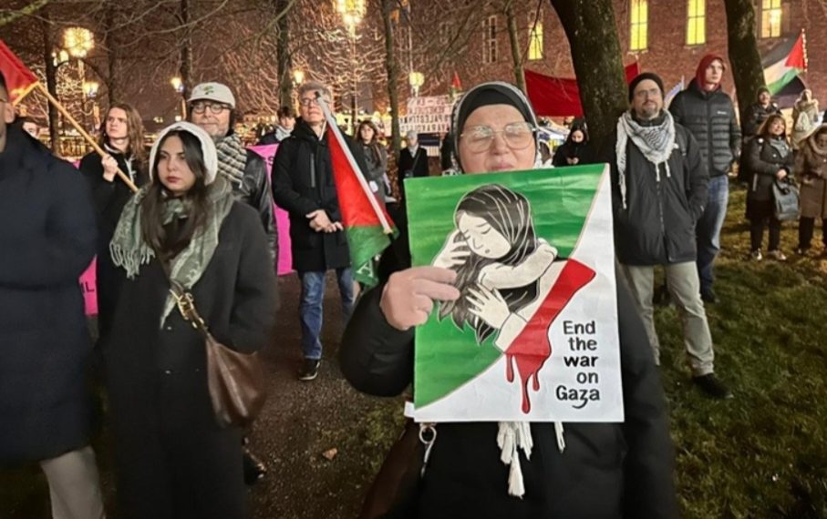 Protestë kundër Izr@elit dhe SHBA-së gjatë banketit të Nobelit në Stokholm