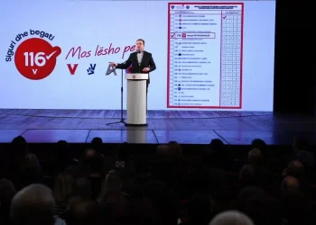 Lëvizja Vetëvendosje mban tubim në Gjakovë, Kurti premton investime dhe politika kundër korrupsionit