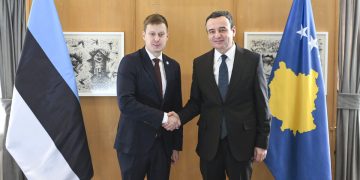 Kurti u takua me Ministrin e Ekonomisë dhe Industrisë të Estonisë, Erkki Keldo