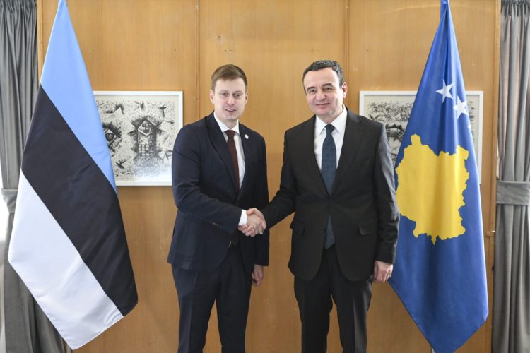 Kurti u takua me Ministrin e Ekonomisë dhe Industrisë të Estonisë, Erkki Keldo