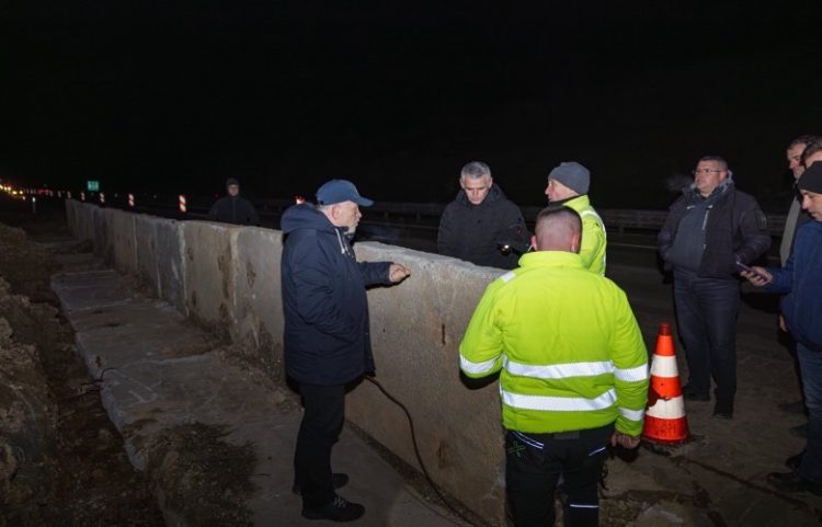 Durmishi inspekton punimet emergjente në autostradën `brahim Rugova