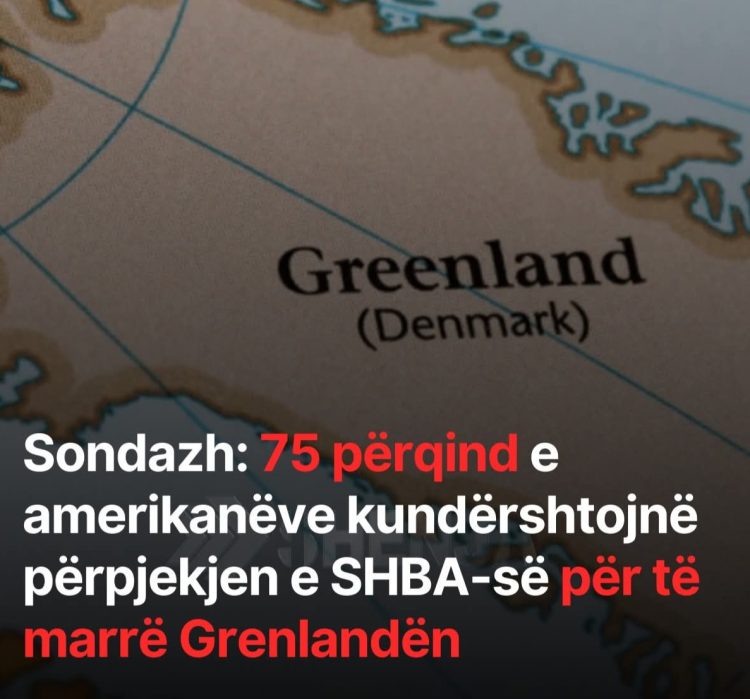 Sondazh: 75 përqind e amerikanëve kundërshtojnë përpjekjen e SHBA-së për të marrë Grenlandën