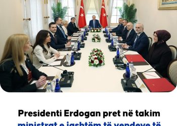 Presidenti Erdogan pret në takim ministrat e jashtëm të vendeve të Ballkanit