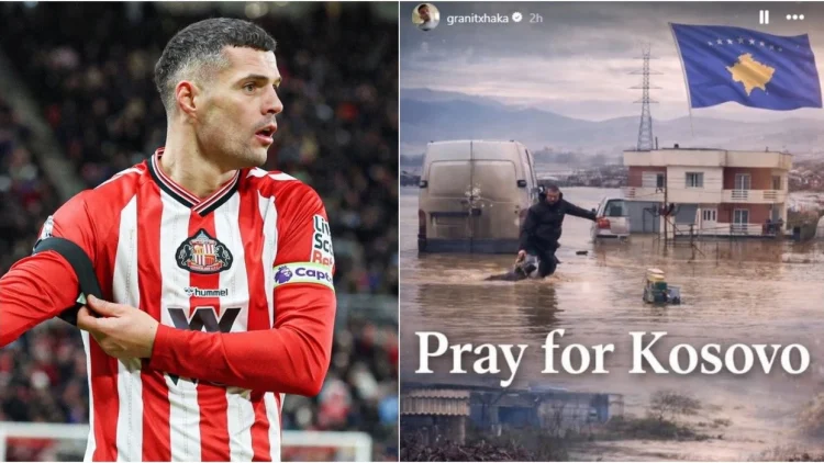 Granit Xhaka reagon pas vërshimeve: “Lutuni për Kosovën”