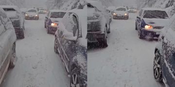 30 deri në 50 centimetra borë në Brezovicë, krijohen kolona veturash