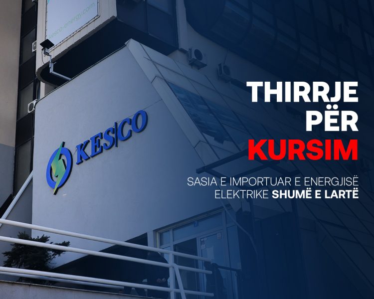 KESCO me kërkesë për kursim të energjisë elektrike, sasia e importuar shumë e lartë