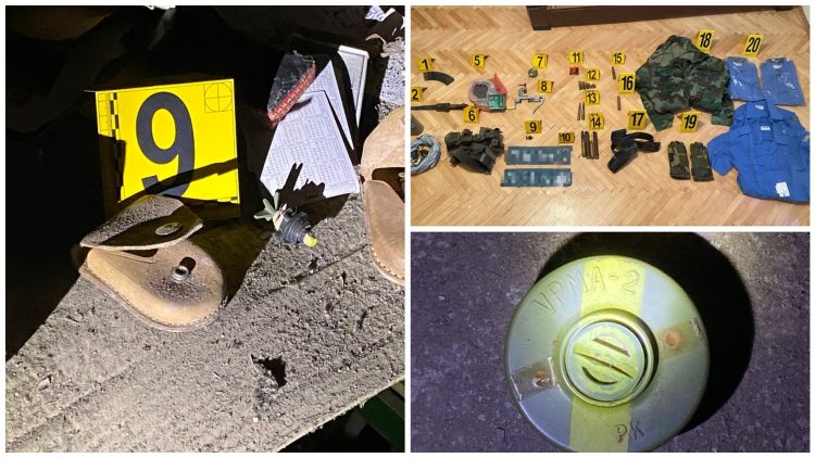 Policia në veri gjen sërish ar*matim, këmisha të Policisë së Serbisë e mjete tjera ilegale