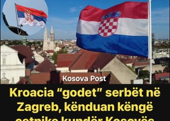 Kroacia “godet” serbët në Zagreb, kënduan këngë çetnike kundër Kosovës