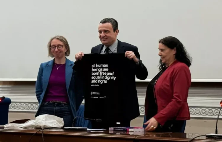 Kurti: Kosova, vend për të mësuar në praktikë rreth të drejtave të njeriut