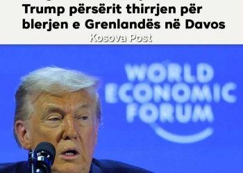 “Negociata të menjëhershme”, Trump përsërit thirrjen për blerjen e Grenlandës në Davos