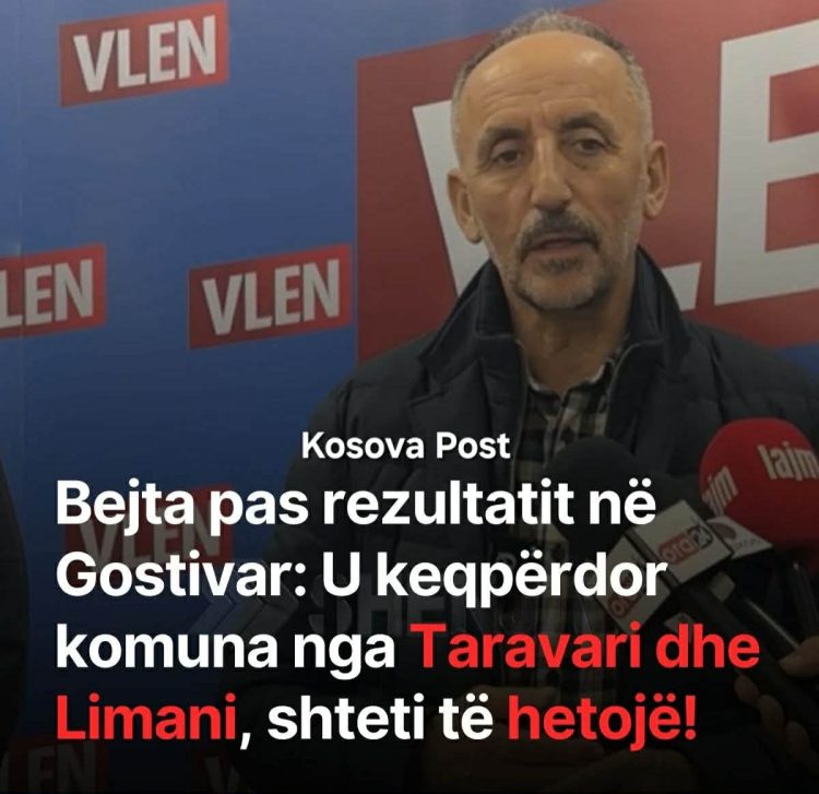 Bejta pas rezultatit në Gostivar: U keqpërdor komuna nga Taravari dhe Limani, shteti të hetojë!