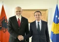 Kurti dhe Rama diskutojnë për marrëdhëniet ndërshtetërore dhe projektet strategjike mes Kosovës dhe Shqipërisë