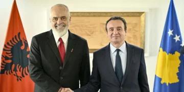 Kurti dhe Rama diskutojnë për marrëdhëniet ndërshtetërore dhe projektet strategjike mes Kosovës dhe Shqipërisë