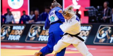 Distria Krasniqi fiton medaljen e artë në Grand Slamin e Parisit