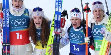 Franca fiton medaljen e artë në stafetën miks të Biathlonit