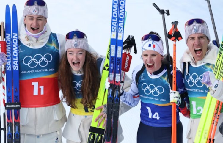 Franca fiton medaljen e artë në stafetën miks të Biathlonit