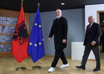 Rama në Bruksel, takohet me Presidentin e Këshillit të Evropës