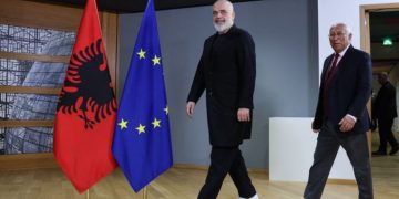 Rama në Bruksel, takohet me Presidentin e Këshillit të Evropës